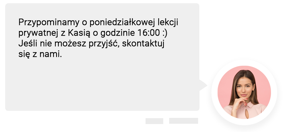 Pozostań w kontakcie z klientami dzięki naszym szybkim wiadomościom.