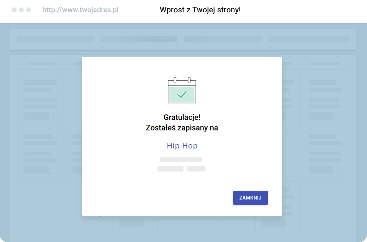 Zintegruj Fitssey ze swoją stroną internetową w kilka sekund
